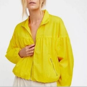 Free People Bomber Neon Jacket